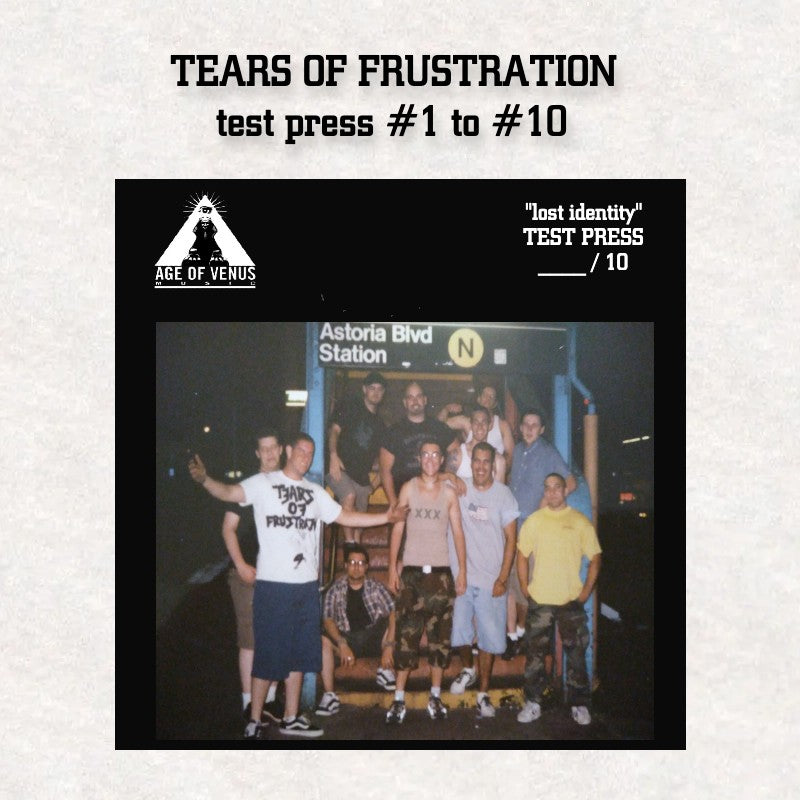 TEARS OF FRUSTRATION "Lost Identity"  - LP (pre-order are available NOW, lp will ship 31th august)