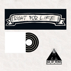 RIGHT FOR LIFE OG Medieval logo on 30 cm x 90 cm poster (12 x 36 inches)
