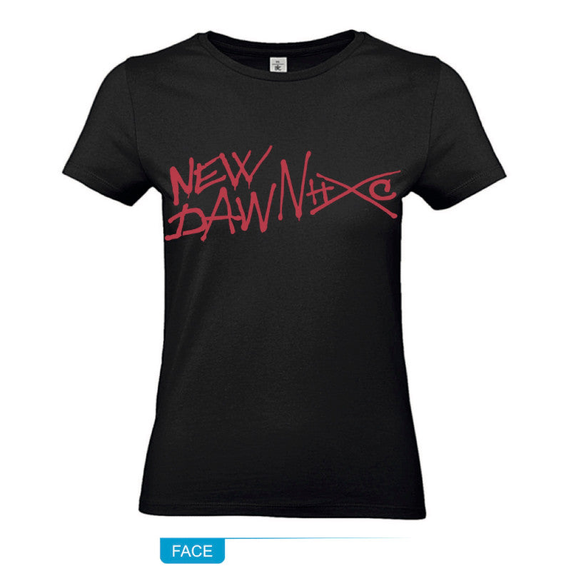 NEW DAWN - Girlie Black t-shirt